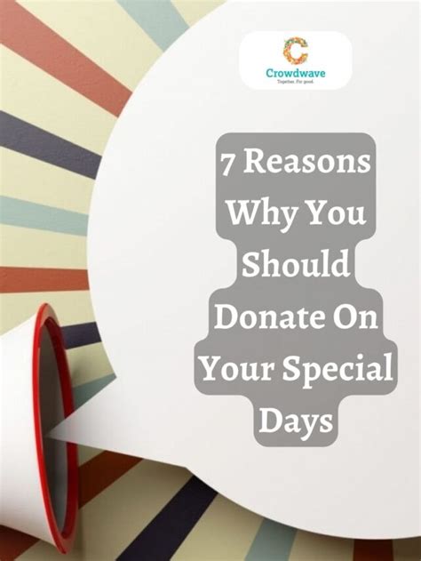 Reasons Why You Should Donate On Your Special Days Best Online