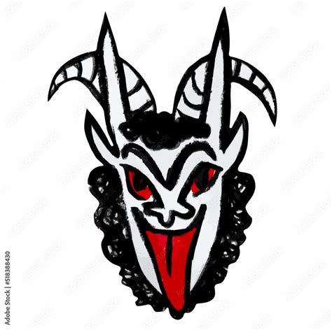 Krampus. Scary krampus. Horned devil. Realistic. Heck. Traditional ...