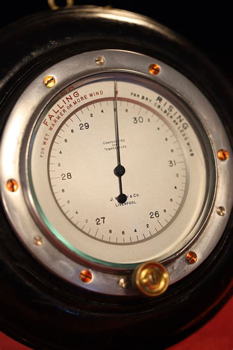 Repurposed Wwi Air Altimeter As Barometer By Short And Mason C1920