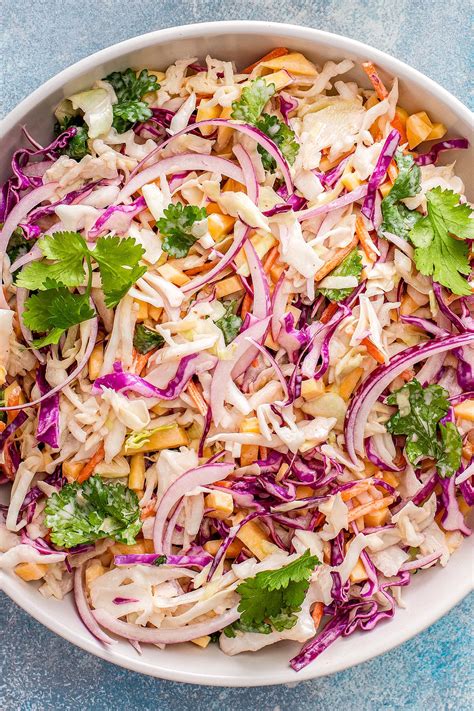 Fresh Mango Slaw Recipe The Novice Chef