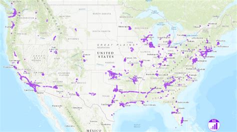 5 G Coverage Map Usa – Topographic Map of Usa with States