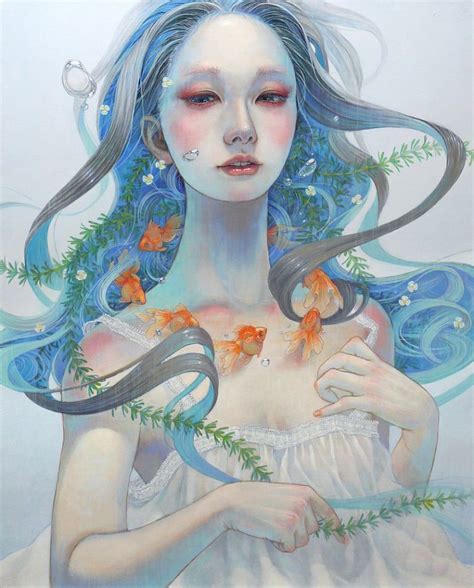 Sexy Female Portraits Surrealistic Oil Paintings By Miho Hirano