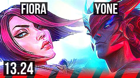 Fiora Vs Yone Top Solo Kills Legendary Games Kr