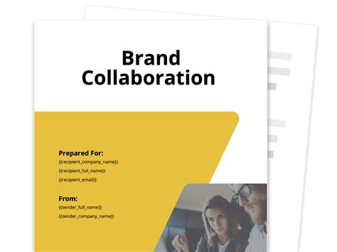 Brand Collaboration Proposal Template Free Sample Proposable