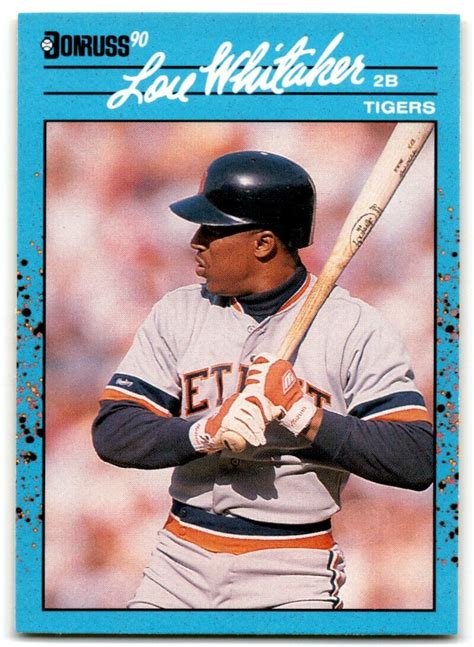 Donruss Best Of The Al Lou Whitaker Detroit Tigers Ebay