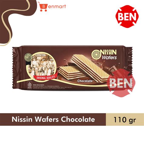 Jual Nissin Wafer Chocolate 110g 110gr 110 G Gr Coklat Cokelat Wafers