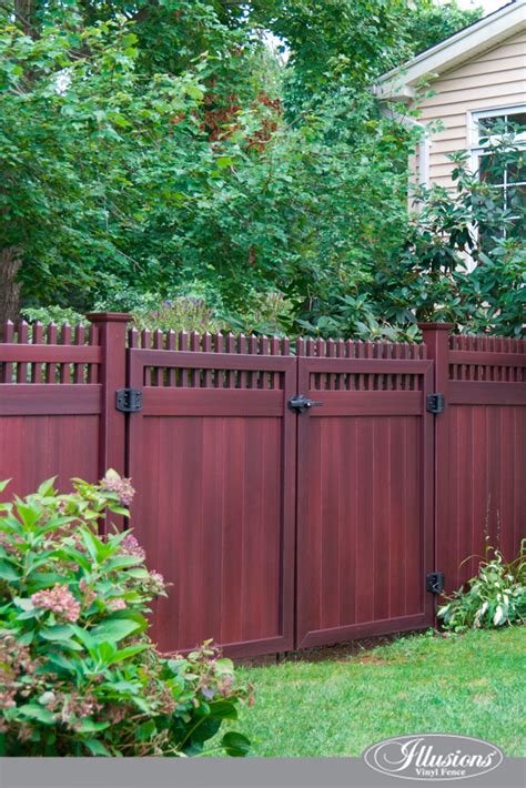 37 Incredible Vinyl Wood Grain Fence Images From Illusions Vinyl Fence