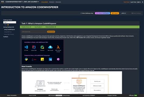 Gain Practical Experience Building With Amazon Codewhisperer Through