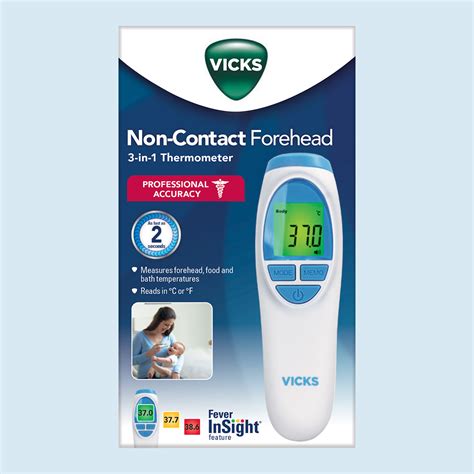 Vicks Non Contact Forehead 3 In 1 Thermometer Vicks