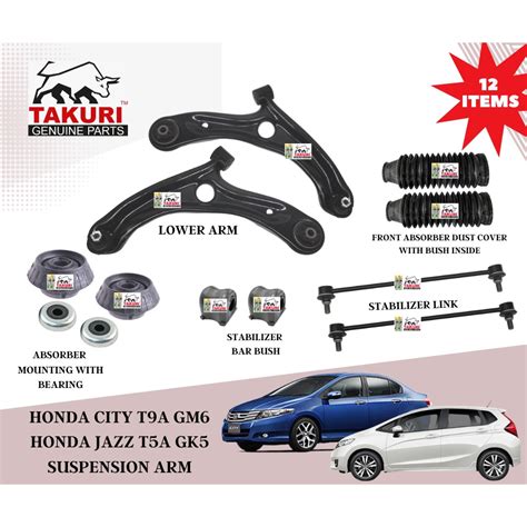 Takuri Honda City T9a Gm6 2014 2019 Jazz Gk5 2015 2019 Front Lower Arm