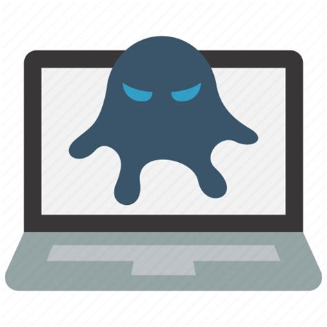 Computer, infected, laptop, malware, virus icon - Download on Iconfinder