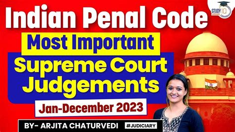 Most Important Judgements Indian Penal Code Indian Penal Code Latest