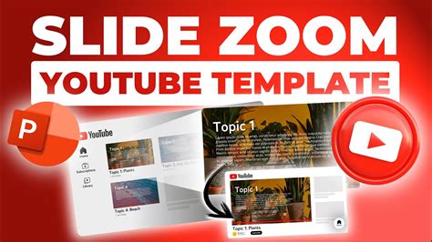 Free Youtube Inspired Ppt Template Using Slide Zoom Download Link