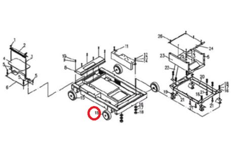 Kipor Power Solutions Generator Wheel KDE5000T 03600A