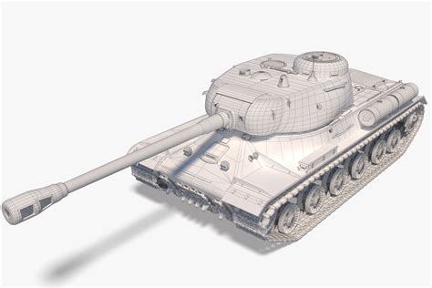 IS-2 Tank 3D Model $109 - .fbx .obj .max - Free3D