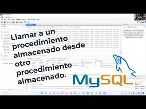 Elimina Procedimiento Almacenado Mysql Gu A Paso A Paso Mysql Ya