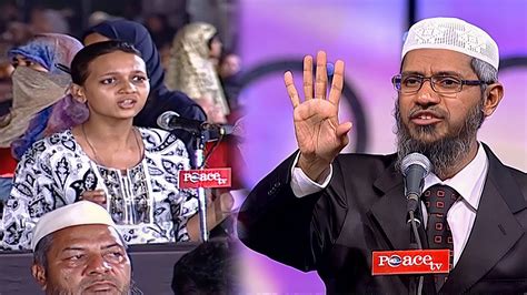 Clever Girl Start Fighting With Dr Zakir Naik YouTube