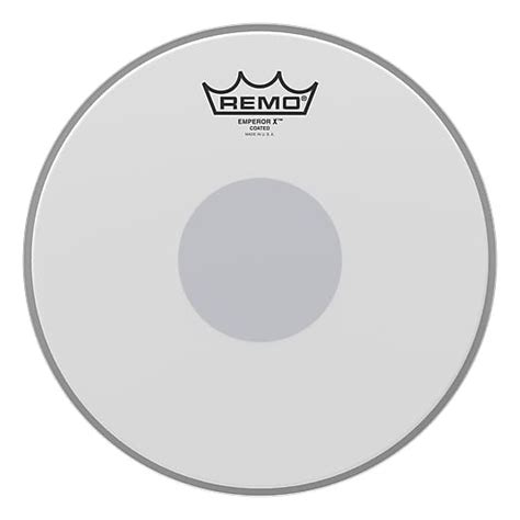 Remo Emperor X Coated Snare Drumhead Bottom Black Dot 12 Reverb