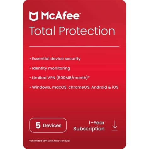 Mcafee Total Protection Year Devices Usa Canada Gosoftware