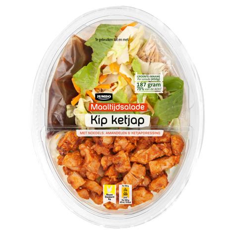 Jumbo Maaltijdsalade Kip Ketjap 450g Aanbieding Bij Jumbo