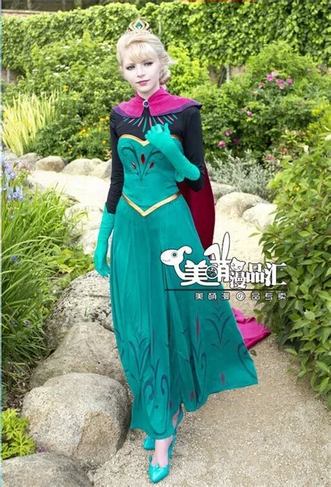 New Adult Elsa Costume Snow Queen Elsa Outfit Coronation Dress Cosplay