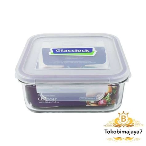 Promo Glasslock 900 Ml Basic Tempat Makan Wadah Makanan Ungu Diskon