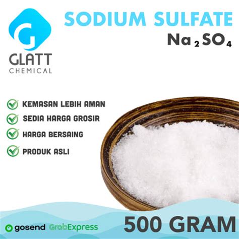 Jual Sodium Sulfate Natrium Sulfat Garam Sulphate Gram Kota