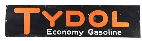 Tydol Economy Gasoline Porcelain Sign