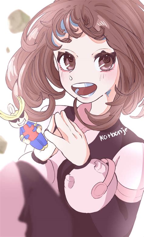 Ochaco Uraraka Fan Art By Cozybean On Deviantart