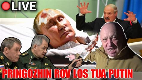 Rusia Ukraine Pringozhin Rov Los Rusia Teb Chaws Tua Putin Thiab