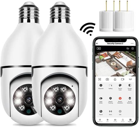 Amazon Pack Light Bulb Security Camera Outdoor G Wifi Light