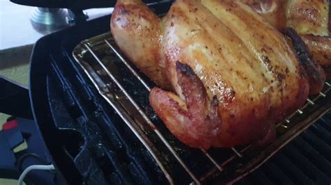 Weber Q Roasting Chicken Youtube