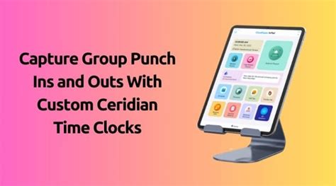 Custom Ceridian Time Clocks For Capturing Bulk Punches