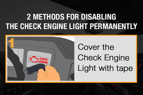 How Can I Disable Check Engine Light Permanently Obd Advisor