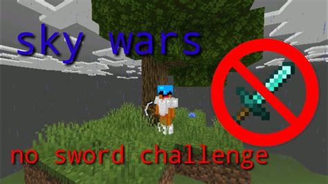 No Sword Challenge Skywars Spesial Subs Youtube