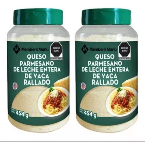 Pack Piezas Queso Parmesano Members Mark Gr C U Env O Gratis