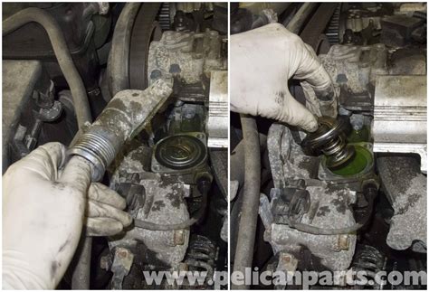 Volvo V70 Thermostat Replacement 1998 2007 Pelican Parts Diy Maintenance Article