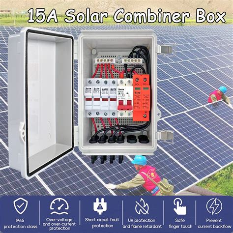 4 String Pv Combiner Box Mc4 Waterproof Ventilation Valve Baym Electric Focus On Solar