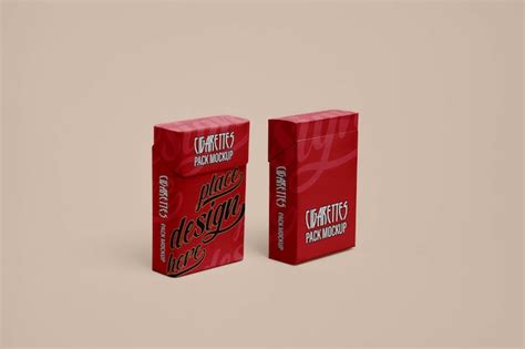 Premium Psd Cigarette Packaging Mockup Design