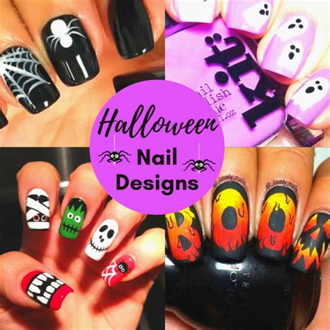 65 Diy Halloween Nail Designs That Are Positively Frightful Hubpages