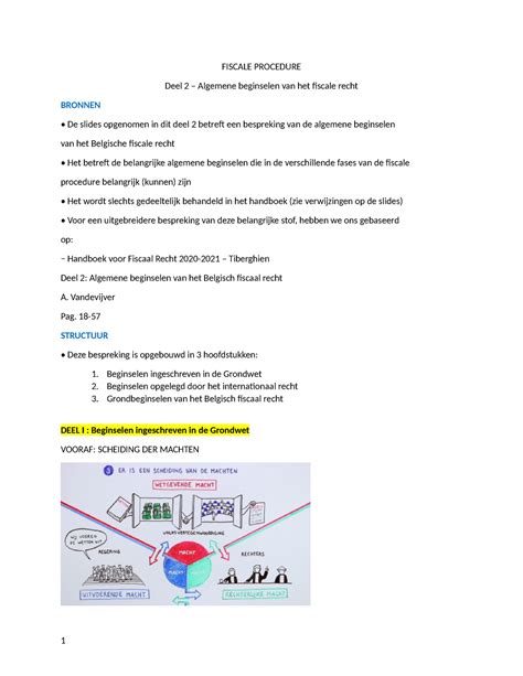 Fiscale Procedure 2 Samenvatting Deel 2 FISCALE PROCEDURE Deel 2