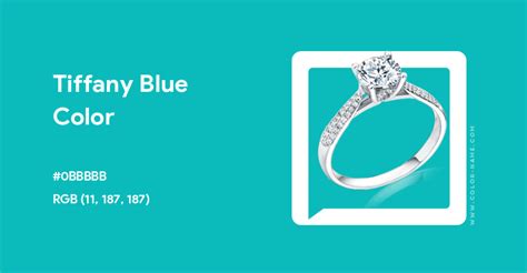 Tiffany Blue color hex code is #0BBBBB