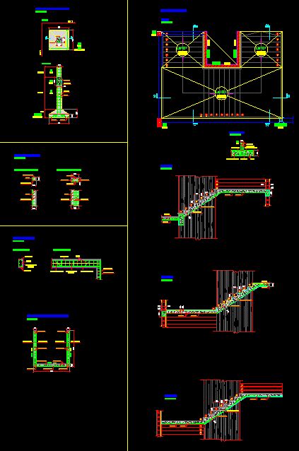 Detalle De Muro De Contencion En Autocad Librería Cad