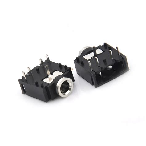 10Pcs Lot 3 5mm 1 8 Female Audio Connector 5Pin Stereo Headphone Jack