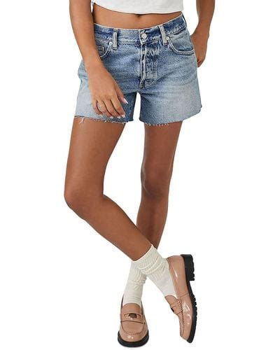 Free People Jean And Denim Shorts For Women Online Sale Up To 60 Off Lyst