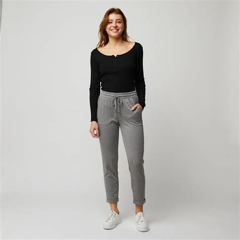 Inextenso Pantalon Détente Gris Femme Pas Cher Auchanfr