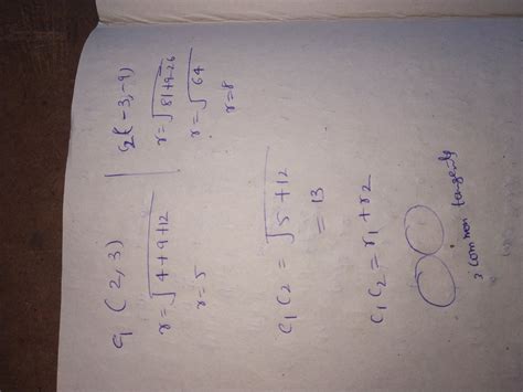 The Number Of Common Tangents To The Circles Y X Hy And X