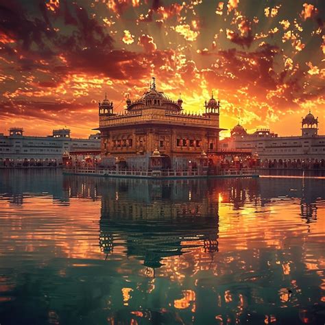 Premium Photo Golden Temple In Amritsar Punjab India