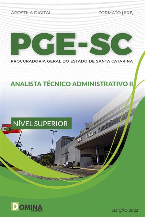 Apostila Pge Sc Analista T Cnico Administrativo Ii