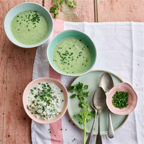 Sopa fria de pepino e ervas aromáticas Cookidoo la plateforme de